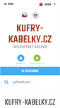 Mobile Screenshot of kufry-kabelky.cz